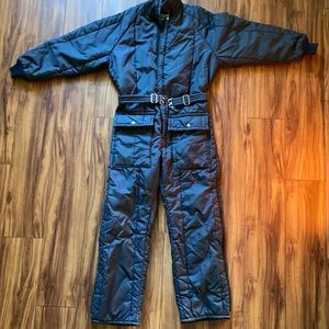 Vintage Walls Blizzard Pruf Navy Blue Snowsuit